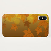 Herbstmuster mit abfallenden Ahorn-Blätter und Buc Case-Mate iPhone Hülle (Rückseite (Horizontal))