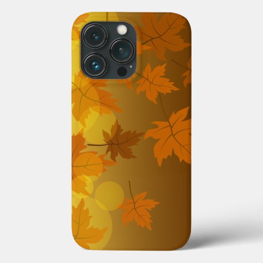 Herbstmuster mit abfallenden Ahorn-Blätter und Buc Case-Mate iPhone Hülle (Rückseite)