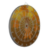 Herbstmuster mit abfallenden Ahorn-Blätter und Buc Dartscheibe (Vorderseite Links)