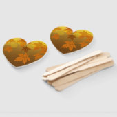 Herbstmuster mit abfallenden Ahorn-Blätter und Buc Fächer (Non-assembled)