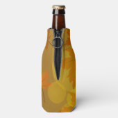 Herbstmuster mit abfallenden Ahorn-Blätter und Buc Flaschenkühler (Flasche Rückseite)