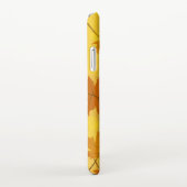 Herbstmuster mit abfallenden Ahorn-Blätter und Buc iPhone Hülle (Rechte Seite)