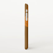 Herbstmuster mit abfallenden Ahorn-Blätter und Buc iPhone Hülle (Linke Seite)