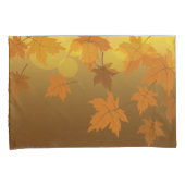 Herbstmuster mit abfallenden Ahorn-Blätter und Buc Kissenbezug (Vorderseite-Rechts)