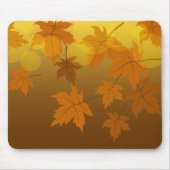 Herbstmuster mit abfallenden Ahorn-Blätter und Buc Mousepad (Vorne)