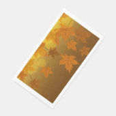 Herbstmuster mit abfallenden Ahorn-Blätter und Buc Serviette (Ecke)