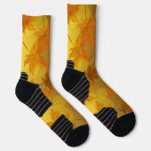 Herbstmuster mit abfallenden Ahorn-Blätter und Buc Socken (Rechts)