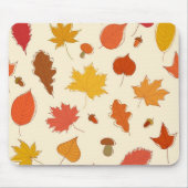 Herbstmuster Mousepad (Vorne)