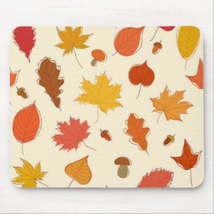 Herbstmuster Mousepad