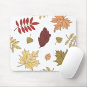 Herbstmuster Mousepad (Mit Mouse)