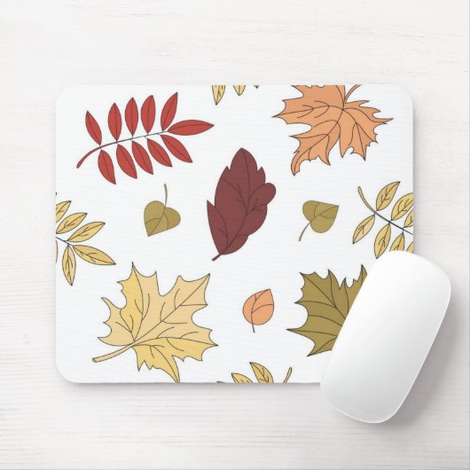 Herbstmuster Mousepad (Mit Mouse)
