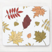 Herbstmuster Mousepad (Vorne)