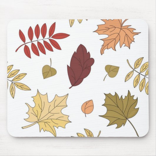 Herbstmuster Mousepad (Vorne)