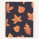 Herbstmuster Notizblock (Vorderseite)