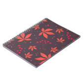 Herbstmuster Notizblock (Linke Seite)