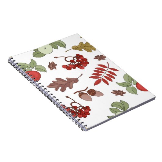 Herbstmuster Notizblock (Rechte Seite)