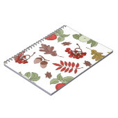 Herbstmuster Notizblock (Linke Seite)