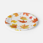 Herbstmuster Pappteller (Schrägansicht)