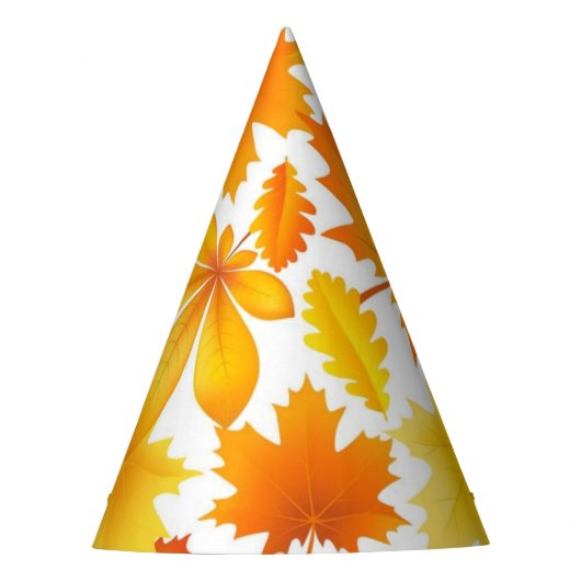 Herbstmuster Partyhütchen (Vorderseite)