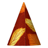 Herbstmuster Partyhütchen (Rückseite)