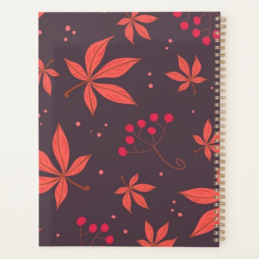 Herbstmuster Planer (Rückseite)