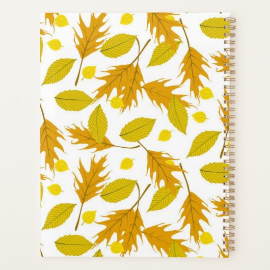 Herbstmuster Planer (Rückseite)