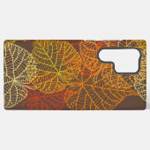 Herbstmuster Samsung Galaxy Hülle (Rückseite (Horizontal))