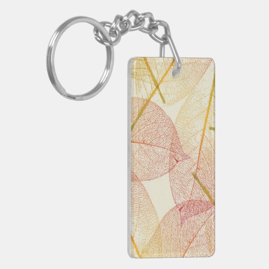 Herbstmuster Schlüsselanhänger (Vorderseite links)