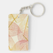 Herbstmuster Schlüsselanhänger (Rückseite)