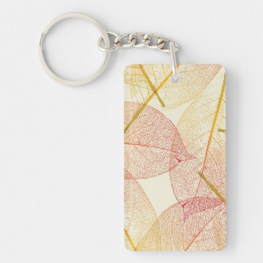 Herbstmuster Schlüsselanhänger (Vorderseite)