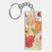Herbstmuster Schlüsselanhänger (Vorderseite links)