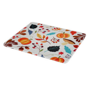 Herbstmuster-Schneideboard Schneidebrett