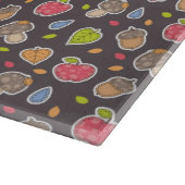 Herbstmuster Schneidebrett (Ecke)