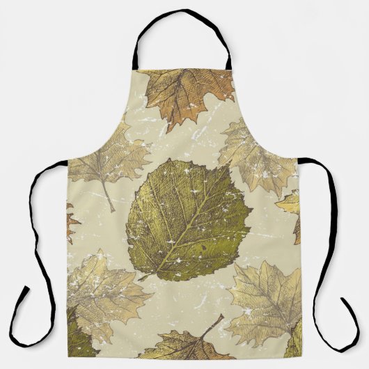 Herbstmuster Schürze (Vorderseite)