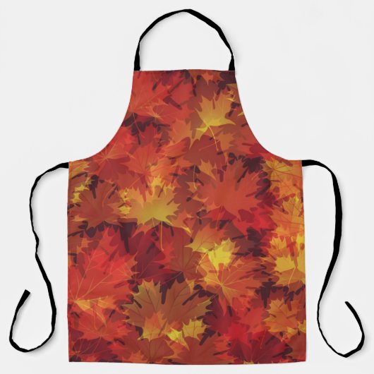Herbstmuster Schürze (Vorderseite)