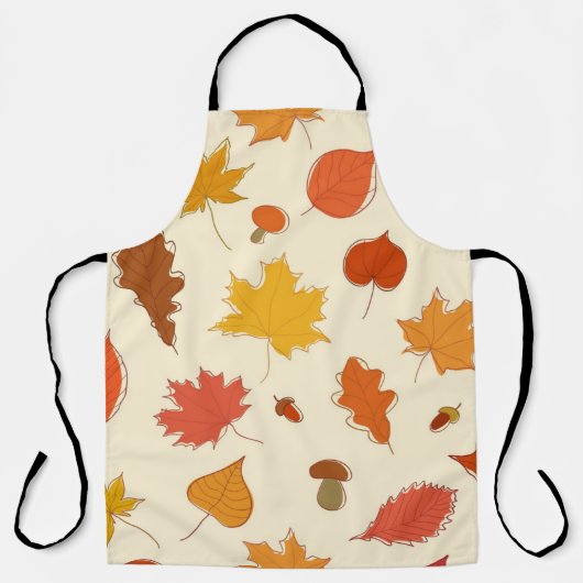 Herbstmuster Schürze (Vorderseite)