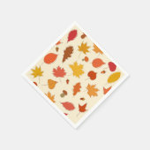 Herbstmuster Serviette (Ecke)