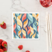 Herbstmuster Serviette (Beispiel)