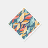 Herbstmuster Serviette (Ecke)