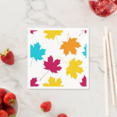 Herbstmuster Serviette (Beispiel)