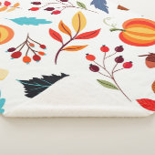 Herbstmuster Sherpa Blanket Sherpadecke (3/4)