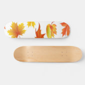 Herbstmuster Skateboard (Horizontal)