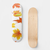 Herbstmuster Skateboard (Vorderseite)