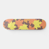 Herbstmuster Skateboard (Horizontal)