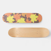 Herbstmuster Skateboard (Horizontal)