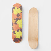 Herbstmuster Skateboard (Vorderseite)