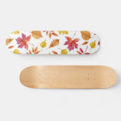 Herbstmuster Skateboard (Horizontal)