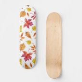 Herbstmuster Skateboard (Vorderseite)