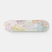Herbstmuster Skateboard (Horizontal)