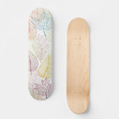 Herbstmuster Skateboard (Vorderseite)